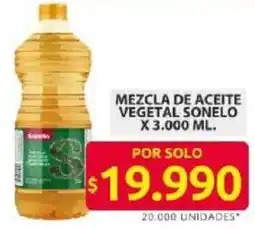 Ara Sonelo mezcla de aceite vegetal oferta