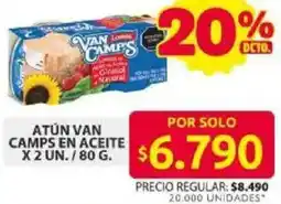 Ara Atún van camps en aceite oferta