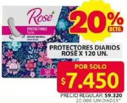 Ara Rose protectores diarios oferta