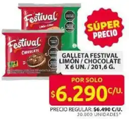 Ara Festival galleta limon/chocolate oferta