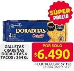 Ara Doraditas galletas crakenas 4 tacos oferta
