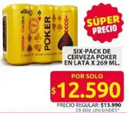 Ara Poker de cerveza en lata oferta