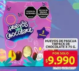 Ara Huevos de pascua tripack de chocolate oferta