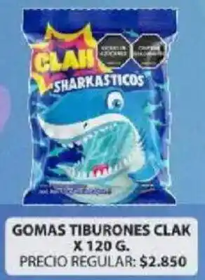 Clak gomas tiburones