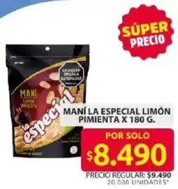 Ara La especial maní limón pimienta oferta