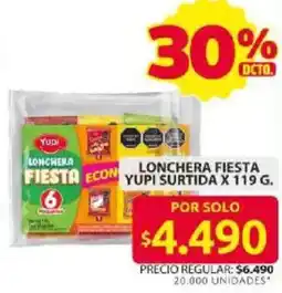 Ara Lonchera fiesta yupi surtida oferta
