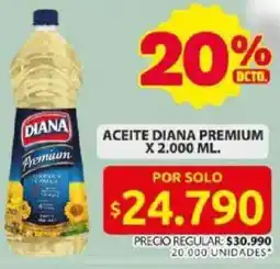 Ara Diana aceite premium oferta
