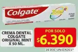 Ara Colgate crema dental original mint oferta
