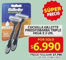 Ara Gillette cuchilla preestobarba triple hoja oferta