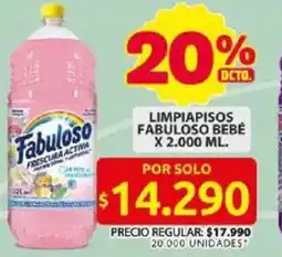 Ara Fabuloso limpiapisos bebé oferta