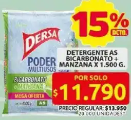 Ara Dersa detergente as bicarbonato + manzana oferta