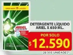 Ara Ariel detergente líquido oferta