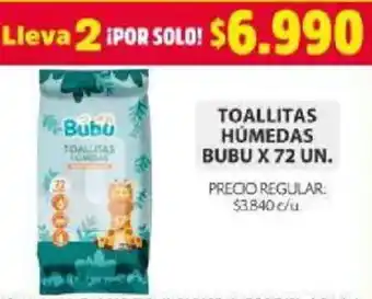 Ara Bubu toallitas húmedas oferta