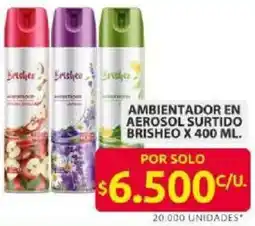 Ara Brisheo ambientador en aerosol surtido oferta