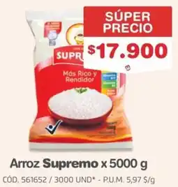 Makro Supremo arroz oferta