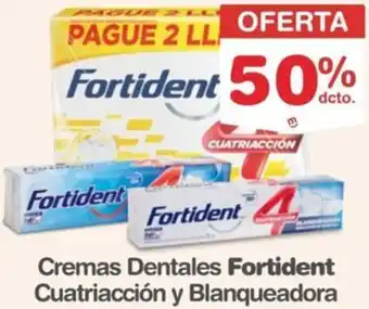 Makro Fortident cremas dentales cuatriacción y blanqueadora oferta