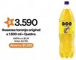 Surtimax Quatro gaseosa toronja original oferta