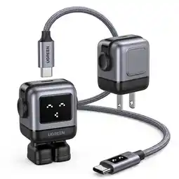 Falabella Kit Cargador Robot Carga Rápida Robot 30W + Cable Led USB-C Carga Rápida 100W 1Metro Negro oferta
