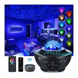 Falabella Proyector Led Estrellas Nebulosa Galaxias Parlante Bluetooth oferta