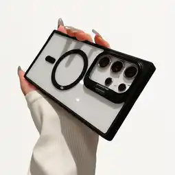 Falabella Estuche Forro Funda Para Samsung S24 Ultra Magsafe + Protector Cámaras oferta