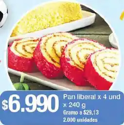 Jumbo Pan liberal oferta