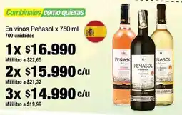 Jumbo Peñasol vinos oferta