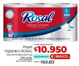 Olímpica Rosal papel higiénico oferta