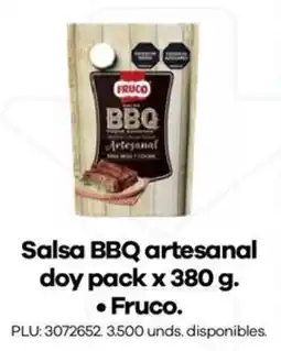 Carulla Fruco salsa bbq artesanal doy pack oferta