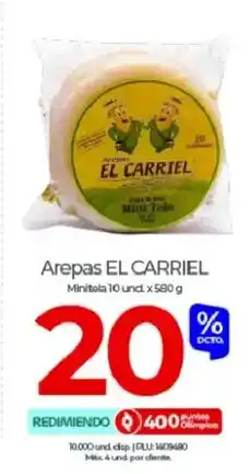 Olímpica El carriel arepas oferta
