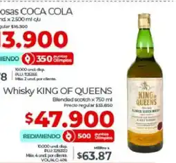 Olímpica King of queens whisky oferta