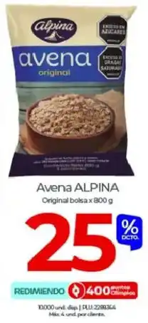 Olímpica Alpina avena original bolsa oferta