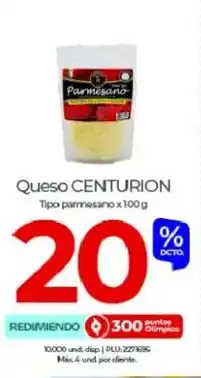Olímpica Centurion queso tipo parmesano oferta
