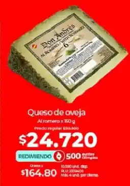 Olímpica Queso de oveja oferta