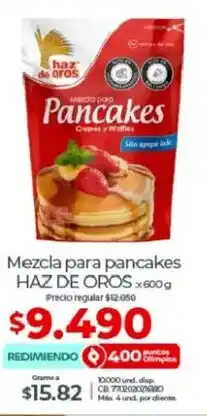 Olímpica Haz de oros mezcla para pancakes oferta