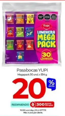 Olímpica Lonchera yupi oferta
