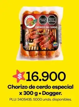 Carulla Dogger chorizo de cerdo especial oferta