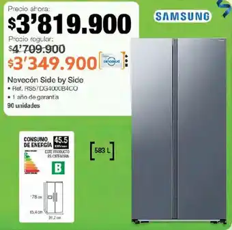 Samsung Nevecón Side by Side