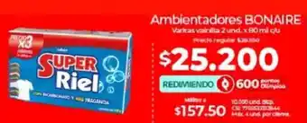 Bonaire ambientadores varitas vainilla