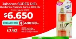 Olímpica Súper riel jabones bicarbonato fragancia oferta