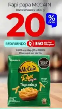 Olímpica Mccain rapi papa oferta