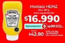 Olímpica Heinz mostaza pot oferta