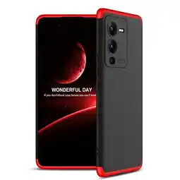Falabella Funda Carcasa Estuche Protector Para Vivo V25 PRO Negro con Rojo oferta