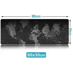 Falabella Mouse pad mapa mundo xl 80x30 gamer base goma antideslizante mapamundi oferta