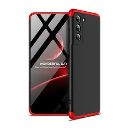 Falabella Funda Carcasa Estuche Protector Para Samsung S21 FE Negro con Rojo oferta