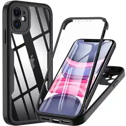 Falabella Estuche Protector Case Funda Full 360 Para Iphone 11 Negro oferta