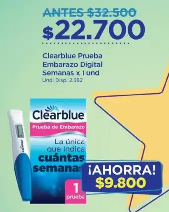 Prueba de embarazo clearblue farmatodo sale