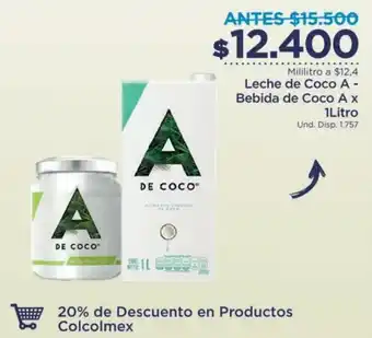FarmaTodo Leche/Bebida de Coco A 1Litro oferta