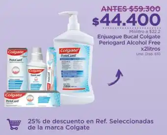 FarmaTodo Enjuague Bucal Colgate Periogard Alcohol Free 2L oferta