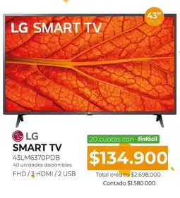 Full Hogar LG SMART TV oferta