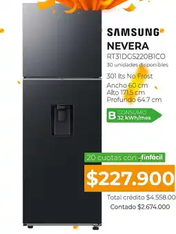 Full Hogar Samsung nevera oferta